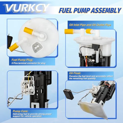 Vurkcy Electric Fuel Pump Module Assembly for 1998-2002 Acura CL/TL & Honda