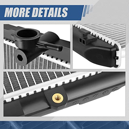 Auto Dynasty 13066 Radiator for 2008-2010 Toyota Highlander Hybrid - color: 08-10 Highlander Hybrid
