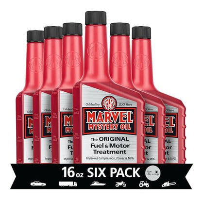 Marvel Mystery Oil Original Motor Treatment, 16 oz. (Pack of 6) - size: 16 Ounces (Pack of 6)