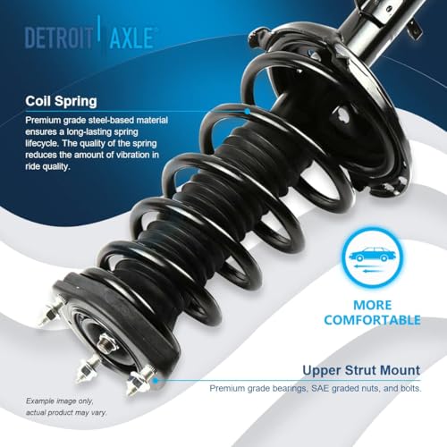 Detroit Axle - AWD Struts for 04-07 Toyota Highlander Lexus RX330, 07 RX350 - size: 4Q2501393/Shock Kit