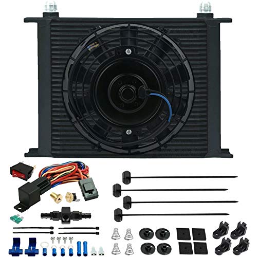 30 Row Transmission Oil Cooler Fan 6An in-Line 180'F Thermostat Temp Switch Kit,Doesnotapply