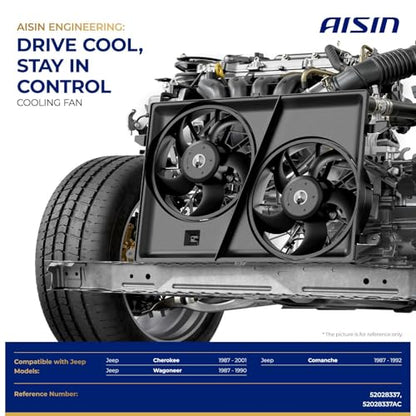 AISIN AFTERMARKET CFMCH-00212 Radiator Cooling Fan Assembly