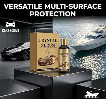 2PC PTZ Crystal Serum,2026 Upgrade Graphene Ceramic Coating for Cars,Car Coating Spray,9H Hardness, Long-Lasting Shine & Protection, Restores Paint, Glass & Wheel