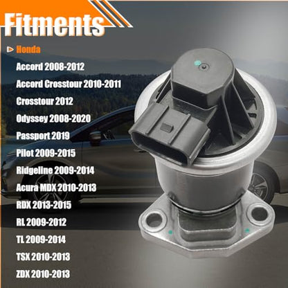 EGV1134 EGR Valve for Honda Accord Crosstour Odyssey Pilot Ridgeline - size: 18011R70A00