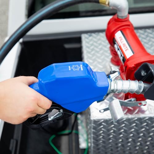 Fill-Rite FRNA100DAU00 1” 5 to 25 GPM Sub-Zero Automatic Fuel Transfer Nozzle - Cold Weather Applications, Blue - For Gasoline, Diesel, Biodiesel up to B20, E15 & Kerosene - style: 1" Arctic Nozzle