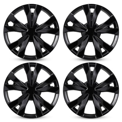 16inch Hubcaps Wheel Covers for 2016-2026 Honda Civic Sedan - color: Black