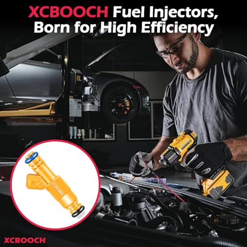 Fuel Injectors Set of 8 Compatible with Ford for E-350