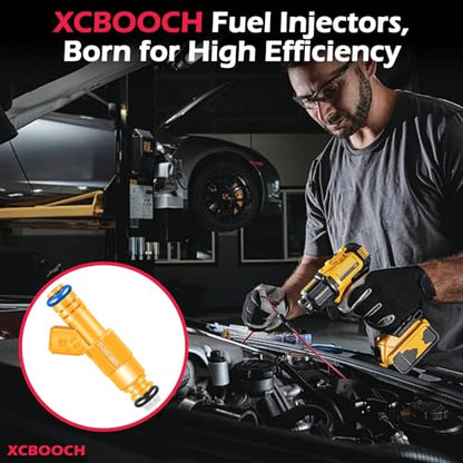 Fuel Injectors Set of 8 Compatible with Ford for E-350