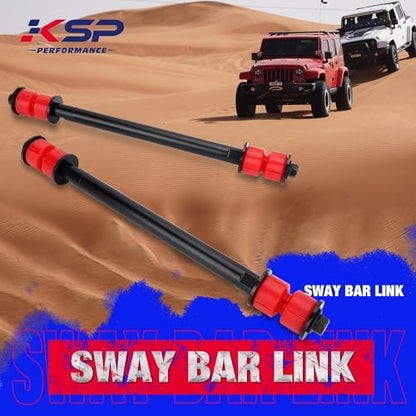 KSP Sway Bar End Link for 4-6" Lifted Silverado Sierra 2500HD 3500HD, Aftermarket Extended Stabilizer Bar Link Kits Connect Lower Arm,Adjustable Sway Bar Link fit Tahoe Avalanche 1500 Yukon 4-6in Lift - color: 2001-2019 Silverado Sierra 2500HD 3500HD, siz