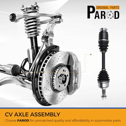 PAROD 664257 CV Axle Assembly Fit for 2007-2014 Honda CR-V Front Right Passenger Side - size: Front Passenger Side