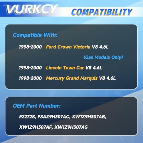 Vurkcy Electric Fuel Pump Module Assembly Fit for Ford & Lincoln & Mercury