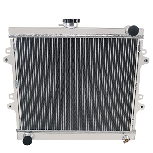 4 Row Radiator Shroud Fan For Toyota Pickup 4Runner SR5 1984-1995 - size: 4 Row Radiator+Cap+Shroud Fan+Relay Kit(MT)