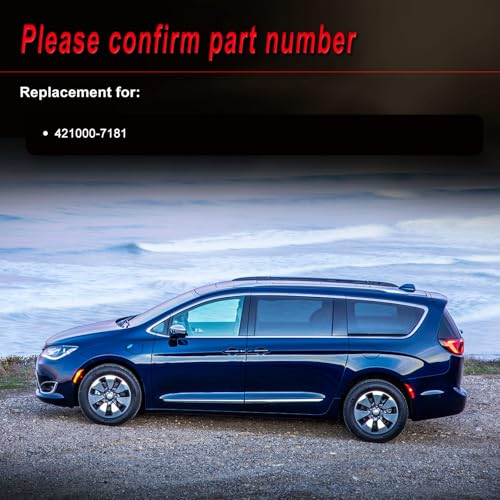 Alternator compatible with 2017-2018 Pacifica V6 3.6L NIN G - size: 2017-2018 Pacifica