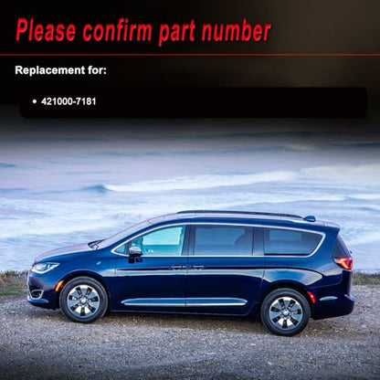 Alternator compatible with 2017-2018 Pacifica V6 3.6L NIN G - size: 2017-2018 Pacifica