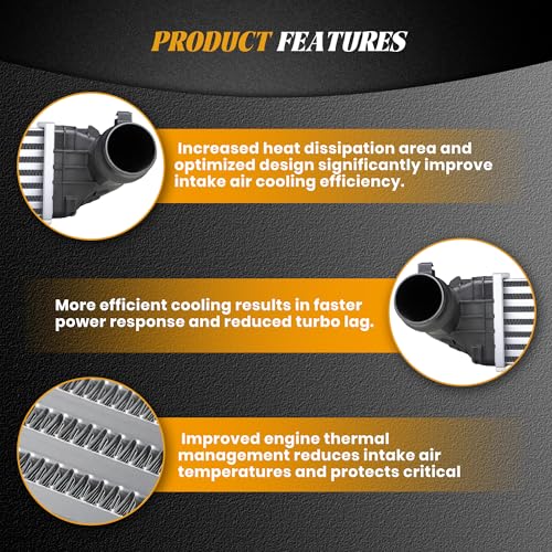 13356681 Turbo Intercooler Compatible with Chevy Cruze 2016-2019 1.4L - size: 13356681
