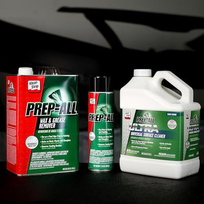 KLEAN-STRIP Prep-All ULTRA Universal Surface Cleaner, Low VOC, Automotive Multi-Surface Cleaner, Wax & Grease Remover, Paint Prep, Non-Flammable, 1 Gallon
