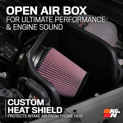 K&N Cold Air Intake System: High-Flow Air Filter, Increase Performance & Acceleration: Compatible with 2012-2015 Honda: Civic, 69-1020TS