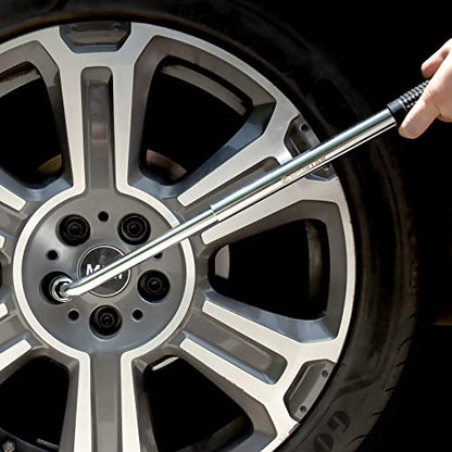 Spurtar Telescoping Lug Wrench 1/2 Drive 17/19mm 21/23mm Sockets - size: Telescoping