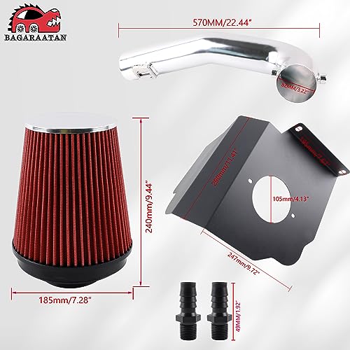 Cold Air Intake for 2014-2019 Chevy/GMC/Cadillac 5.3L 6.2L V8 SL - color: 14-20 Chevy/GMC/Cadillac 5.3L 6.2L V8