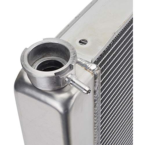 Speedway Motors Chevrolet SBC/BBC Universal Lightweight Aluminum Radiator, 24 Inch Width, Premium Performance with Maximum Cooling, Easy Installation to any Build - size: 24 Inch