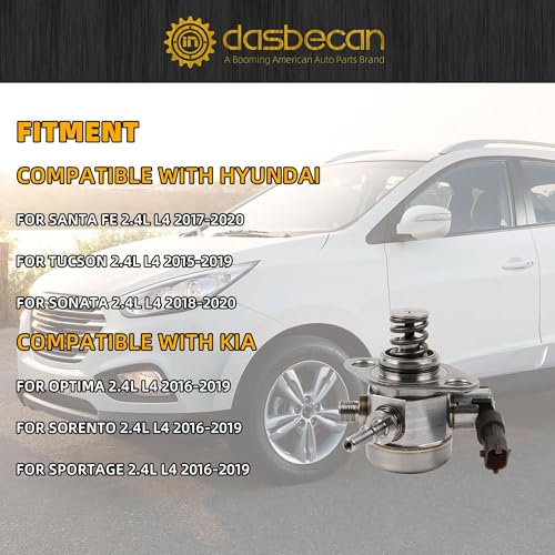 Dasbecan 35320-2GGA0 High Pressure Fuel Pump 2.4L L4
