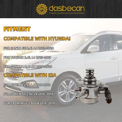 Dasbecan 35320-2GGA0 High Pressure Fuel Pump 2.4L L4