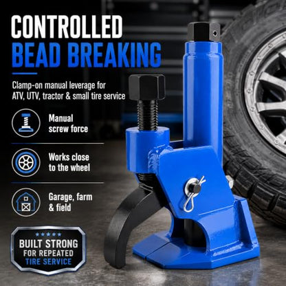Tire Bead Breaker Tool for Small Tires, ATV, UTV & Riding Mower Use - color: blue