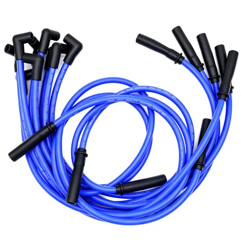 9 PCS Spark Plug Wires Set 10.5mm Electronic Ignition Cables - style: 10.5mm
