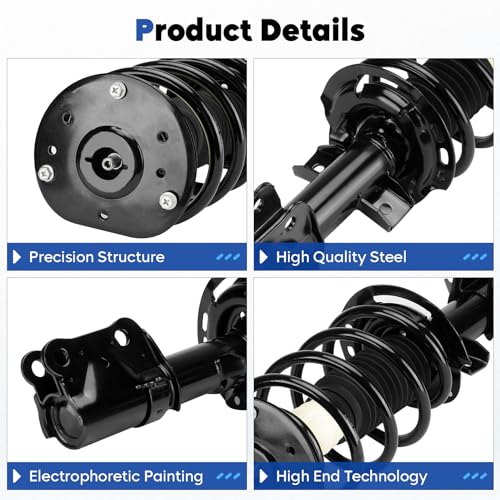 Front Struts Assembly Fit for Ford Fusion 2013-2018 2.0L w/Sway Bars Links