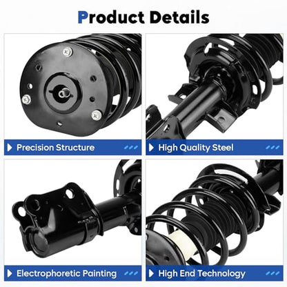 Front Struts Assembly Fit for Ford Fusion 2013-2018 2.0L w/Sway Bars Links