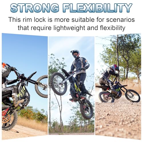 2.15" Motorcycle Rim Lock Tire Fix Lock Nut for Dirt Bike Prevent Tire Slip - size: 2.15inch, style: Full Molded Rubber