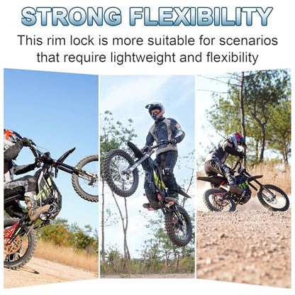 2.15" Motorcycle Rim Lock Tire Fix Lock Nut for Dirt Bike Prevent Tire Slip - size: 2.15inch, style: Full Molded Rubber