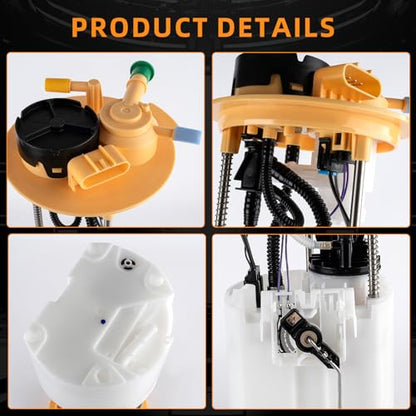 Electric Fuel Pump Module Assembly Compatible With RAM 1500 3.6L 5.7L 2019-2025 Repalce 68409160AF 68409160AB 68409160AC 68409160AD
