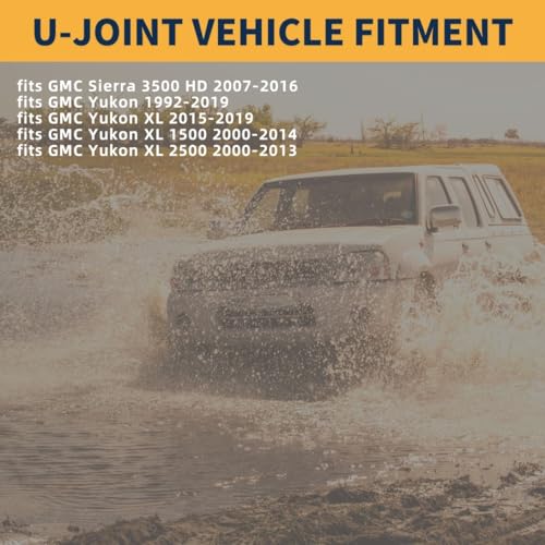 U Joint Front Drive Shaft Universal Joints Kit Replacement for GMC Yukon