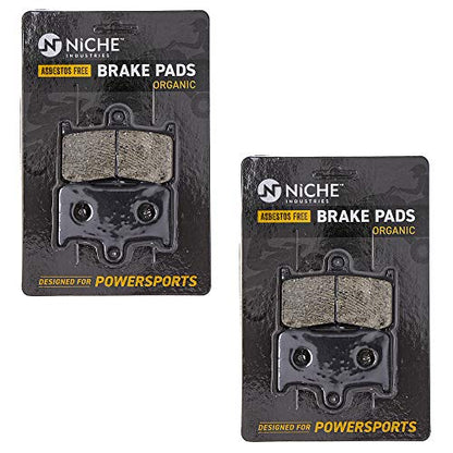 NICHE Front Rear Brake Pad Set for Victory 2204196 2203679 Organic - size: Organic