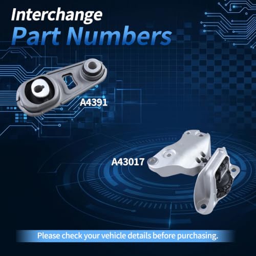Engine Mount Compatible with 2020-2025 Sentra 2.0L, A4391, A43017 - size: 2020-2025 Sentra 2.0L