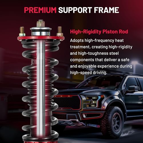 BDFHYK Coilovers Compatible with Honda Accord 1998-2002, Compatible with Acura TL 1999-2003/ CL 2001-2003, Shock Absorber Replacement 4 PCS, Adjustable Height Coilovers Suspension Kit Lowering Kit - style: Honda Accord 1998-2002