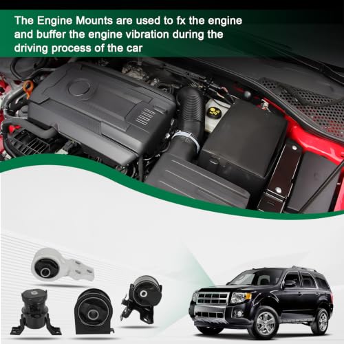 SCITOO Engine Motor and Transmission Mount Set for Ford Escape 2005-2012