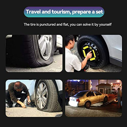 AUTOXBERT Universal Tire Repair Kit 45Pcs Heavy Duty Car Emergency Tool Plug Set - size: 45pcs Compact kit