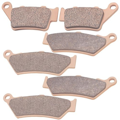 AHL Front & Rear Brake Pads Set for BMW F800GS F800 GS 2008-2011 (Sintered copper-based) - size: Sintered copper-based