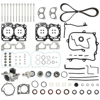 EJ25 EJ251 EJ253 Head Gasket Set & Timing Belt Kit w/Water pump- Fit For Subaru 2.5L 2000-2005, Replace #ES72212, HS26170PT-1 - color: set7