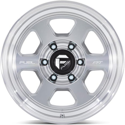 Fuel 1PC D860 17X8.5 6X5.5 MACH -10MM - FC860DX17856810N - color: MACHINED, size: 17X8.5, 6X5.5, 4.36, -10mm