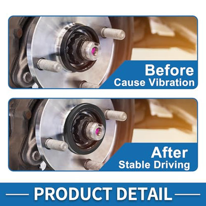 Car Wheel Hub Centric Rings Durable OD 63.4mm to ID 58.6mm Wheels Center Shaft Shock Absorbing Hubrings Polycarbonate Black 4 Pcs - size: OD 63.4mm to ID 58.6mm
