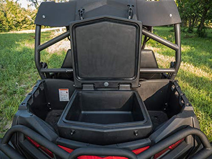 SuperATV Water Resistant Rear Insulated Cooler/Cargo Box for 2014+ CFMOTO ZForce 800 EX | 2017+ 1000 | Sealed Lid Keeps Ice in and Mud Out | Built-in Threaded Drain Plug | Heavy-Duty Latches