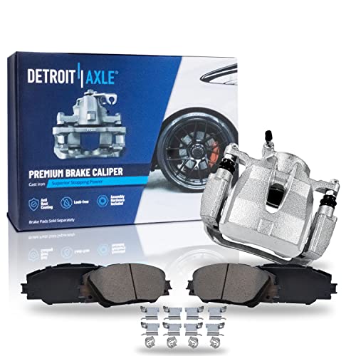 Detroit Axle - Front Brake Pads Right Disc Caliper Replacement - size: 3BP3700722/Kit