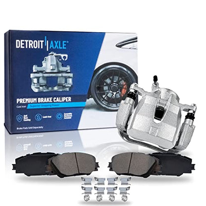 Detroit Axle - Front Brake Pads Right Disc Caliper Replacement - size: 3BP3700722/Kit