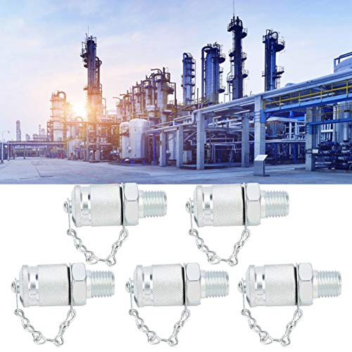 Hydraulic Test Coupling Adapter Kit High Pressure with Sealing Thread for Hose Fitting Oil Measuring Tool(NPT1/4) - size: NPT1/4