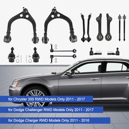 Front Upper & Lower Control Arm Suspension Kit, for Chrysler RWD, 14pcs