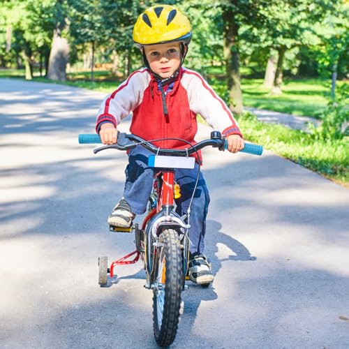 12 Pieces Bike Handlebar Grips, Kids Non Slip Rubber Bicycle Handle Grips, Replacement Bike Grips for Scooter, Beach Cruiser, Mountain Bikes, Foldable Bikes - size: 4.7"L x 1.1"W