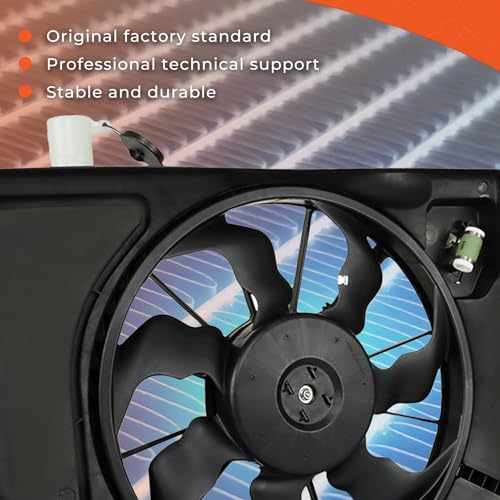 labwork Radiator Cooling Fan Replacement for Hyundai Elantra 2011-2013